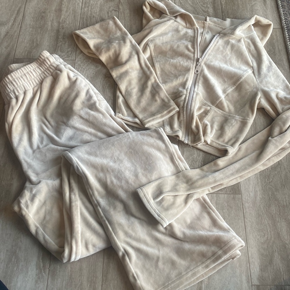 Cream tracksuit- Urban Outfitters